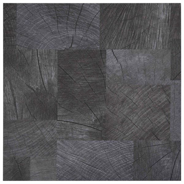 vidaXL Grindų lentos 55 pcs Pilka 5,11 m&sup2; PVC