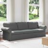 vidaXL Sofa 210cm Tamsiai pilka Metalas