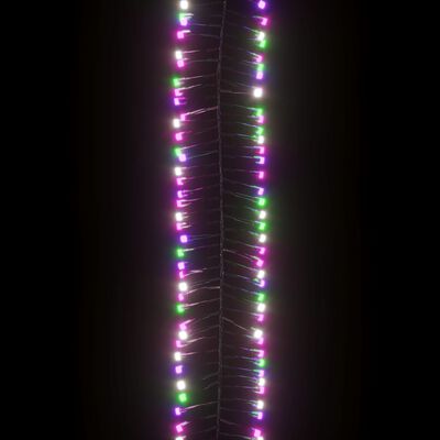 vidaXL LED lempučių girlianda, 11m, PVC, 1000 pastelinių LED, tanki
