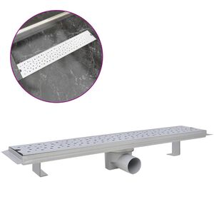 vidaXL pailgas du&scaron;o latakas, nerūdijančio plieno, 630x140 mm