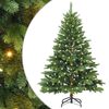 vidaXL Dirbtinė Kalėdų eglutė su 150 LED Žalia 150 cm PE ir PVC