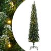 vidaXL Dirbtinė siaura Kalėdų eglutė, 300 LED, 240cm