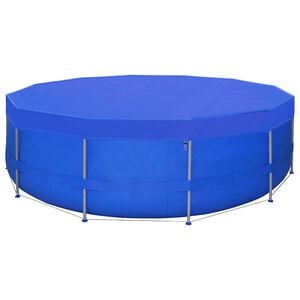 vidaXL Baseino uždangalas, PE, apvalus, 460 cm, 90 g/m&sup2;