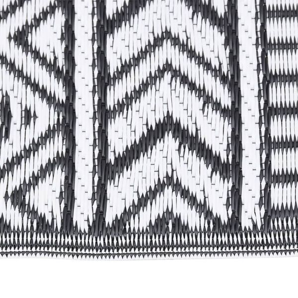 vidaXL Lauko kilimas, ARAKIL juodos spalvos, 160x230cm, PP