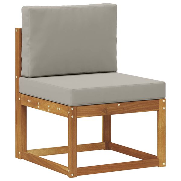 vidaXL Lauko Vidurinis Sofa Kietos akacijos mediena