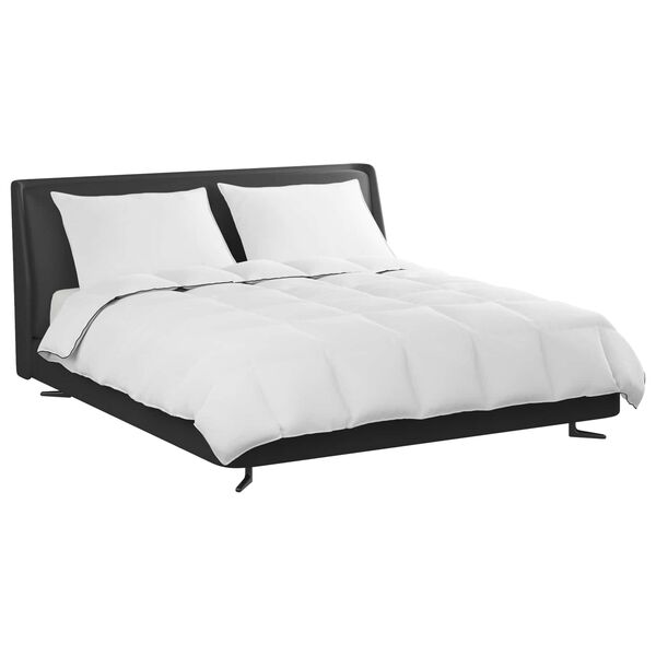 vidaXL Žiemos antklodė su pagalve 3 pcs Balta Plunksna