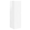 vidaXL TV sieninė spintelė 30 x 31 x 100 cm Blizgus baltas