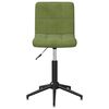 vidaXL Pasukamos valgomojo kėdės, 4vnt., &scaron;viesiai žalios, aksomas