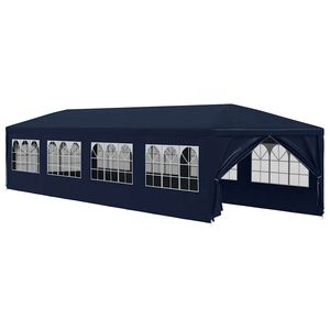 vidaXL Sodo palapinė, 3x12m, mėlyna