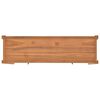 vidaXL Rašomasis stalas su 2 stalčiais, 140x40x75cm, tikmedis