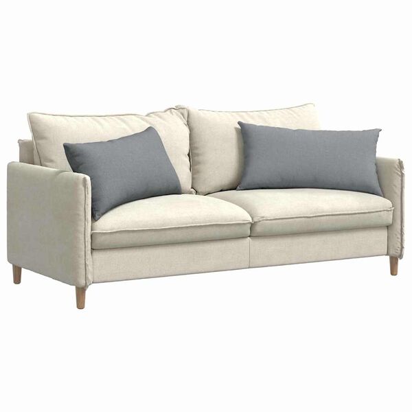 vidaXL Sofa Pagalvės 2 pcs &Scaron;viesiai pilka 80 x 40 cm audinys
