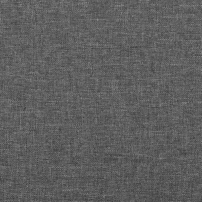 vidaXL Galvūgalis su auselėmis, tamsiai pilkos,103x16x78/88cm, audinys