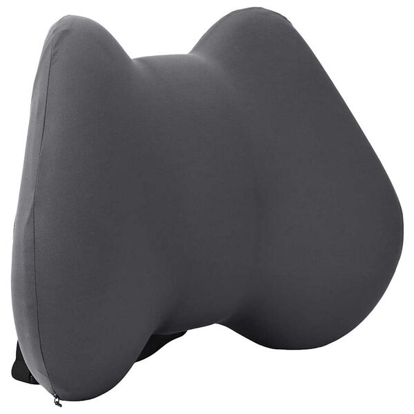vidaXL Pagalvė su pagalve Pilka 42 x 32 x 14 cm Poliesteris