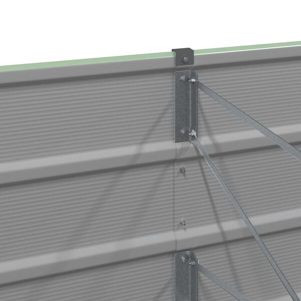 vidaXL Lovelis Pastelinė žalia 480 x 50 x 45 cm Cinkuota plienas