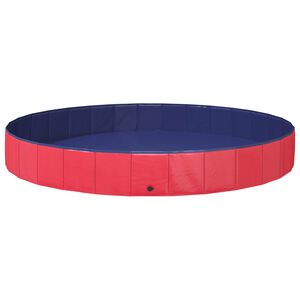 vidaXL Vaikų plaukimo baseinas &Oslash;300 x 38 cm Apvali skirta Raudona