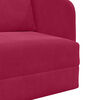 vidaXL Sofa lova Vyno raudona 65 x 80 x 83 cm Aksomas