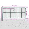 vidaXL Tinkliniai sodo vartai, 400x200 cm