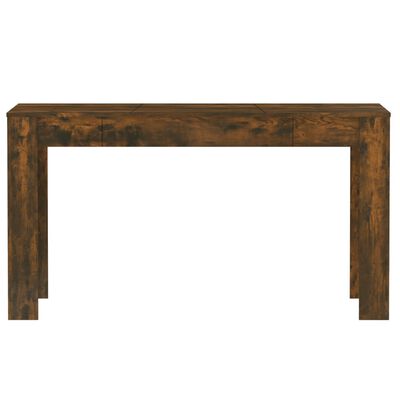 vidaXL Valgomojo stalas, dūminio ąžuolo, 140x74,5x76cm, mediena
