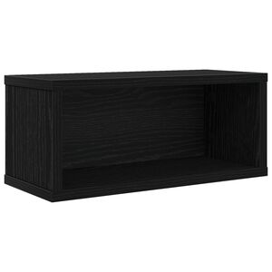 vidaXL CD saugojimo stovas Juodojo ąžuolo 40 x 17 x 17 cm