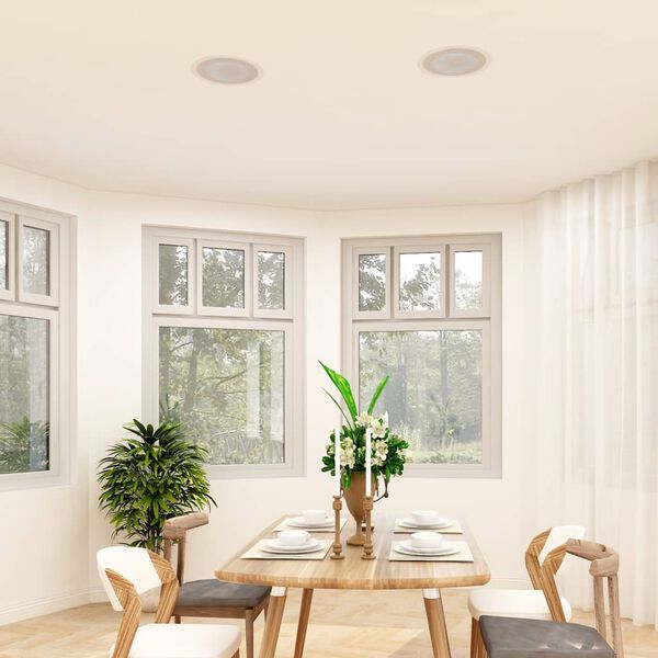 vidaXL Į sieną/lubas montuojamas garsiakalbis, 180W, aukšti ir žemi