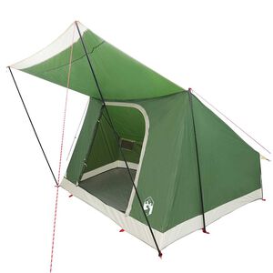 vidaXL Kempingo palapinė su stogu Žalia 282 x 225 x 154 cm tafta
