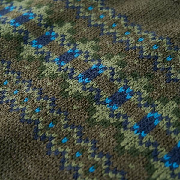 Vaiki&scaron;kas megztinis, chaki spalvos, megztas, 128 dydžio