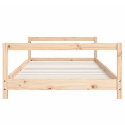 vidaXL Vaikiškos lovos rėmas, 80x160cm, pušies medienos masyvas