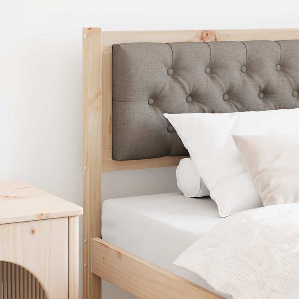 vidaXL Galvūgalis Kita Ruda ir taupe 90 cm Pu&scaron;ies masyvas