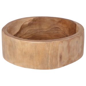 vidaXL Vaisių dubuo JEPARA Teak medžio rudas &Oslash; 30 cm