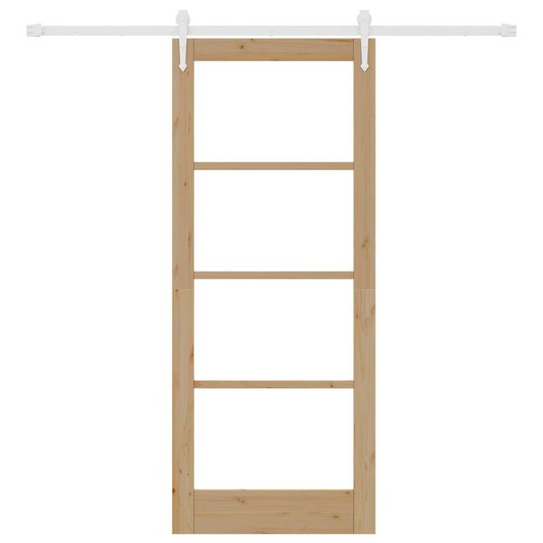 vidaXL Slankios durys Natūrali 83 x 202 cm