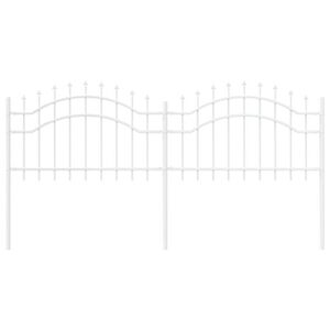 vidaXL Sodo tvora Balta 115 cm Milteliniu būdu padengtas plienas