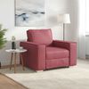 vidaXL Sofa Vyno raudona 99 x 80 x 84 cm audinys