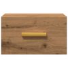 vidaXL Prie sienos montuojama naktinė spintelė, artisano, 35x35x20cm