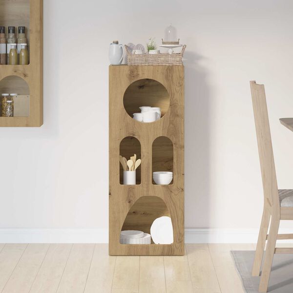 vidaXL Kabalas Amatininkų ąžuolas 40 x 35 x 100.5 cm Apdirbta mediena