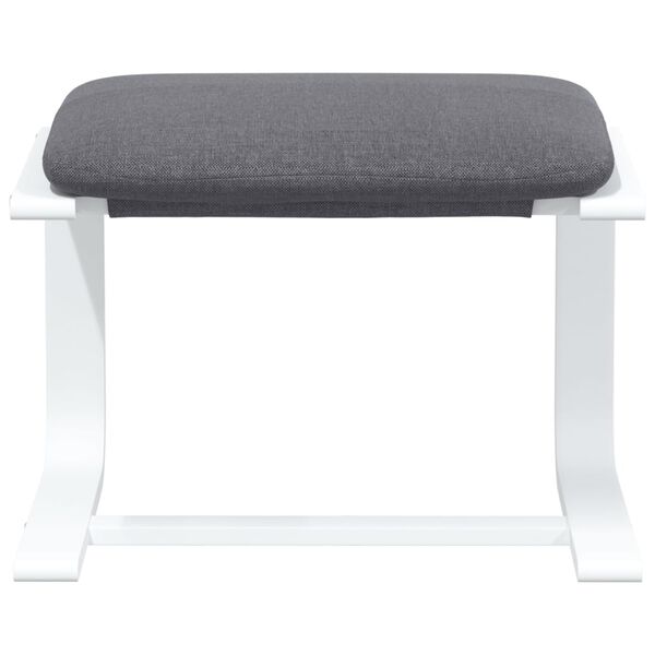 vidaXL Pakoja, tamsiai pilkos spalvos, 51x41x40cm, audinys