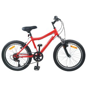 vidaXL Vaikų Dviratis 20 Colių 6-Speed 6-11 metų amžiaus Raudona