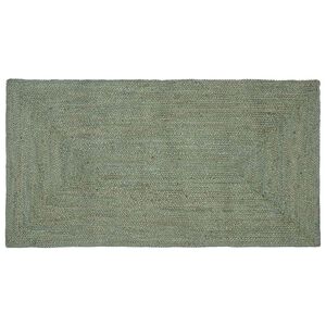 vidaXL Zoninės kiliminės dangos Alyvuogių žalia 60 x 110 cm Džiutas