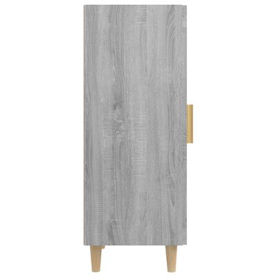 vidaXL Šoninė spintelė, pilka ąžuolo, 34,5x34x90cm, apdirbta mediena