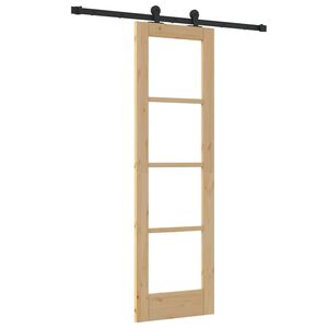 vidaXL Slankios durys ORKDAL Natūrali 61 x 198,5 cm