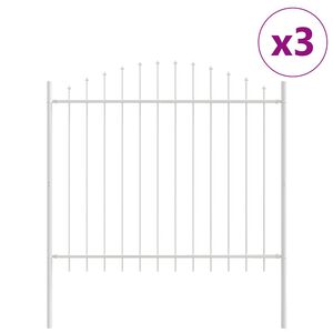 vidaXL Sodo tvora 3 pcs Balta 170 x 190 cm