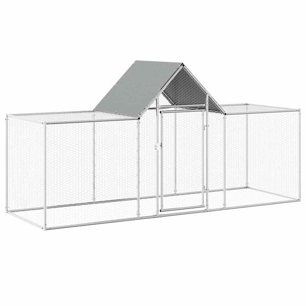 vidaXL Voljeras vi&scaron;čiukams, 3x1x1,5m, galvanizuotas plienas