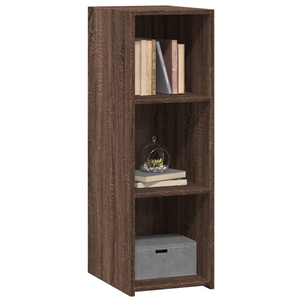 vidaXL &Scaron;oninė spintelė, ruda ąžuolo, 30x41x93cm, apdirbta mediena