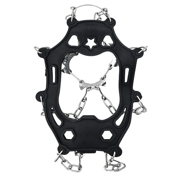 vidaXL Ledo grąžtai batams Juoda L