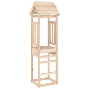 vidaXL Žaidimų bok&scaron;tas, 52,5x46,5x206,5cm, pu&scaron;ies medienos masyvas