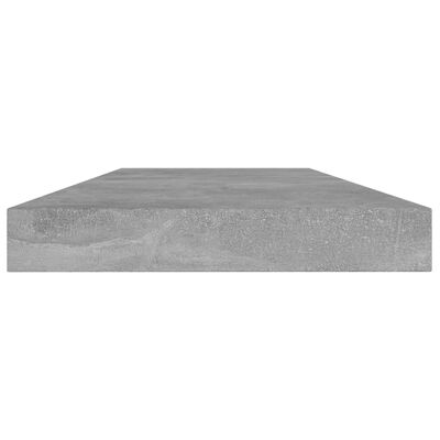 vidaXL Knygų lentynos plokštės, 4vnt., betono pilkos, 40x10x1,5cm, MDP