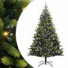 vidaXL Dirbtinis sulankstomas Kalėdų medis su 300 LED Žalia 180 cm
