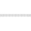 vidaXL Vielinė tinklinė tvora, antracito, 1,6x25m, plienas