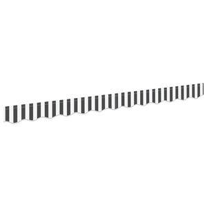vidaXL Markizės pakra&scaron;čio pakeitimas Antracito ir baltos 230 x 20 cm