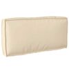 vidaXL Pagalvėlė Smėlio 80 x 40 x 12 cm Oksfordo audinys