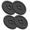 vidaXL Svoriai, 4vnt., 4x5kg, ketus
